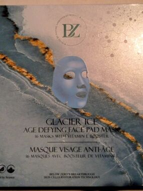 Glacier Ice Age Defying Face Pad Mask – Blue